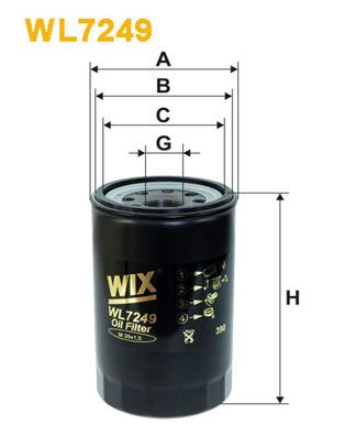 WIX FILTERS Õlifilter WL7249